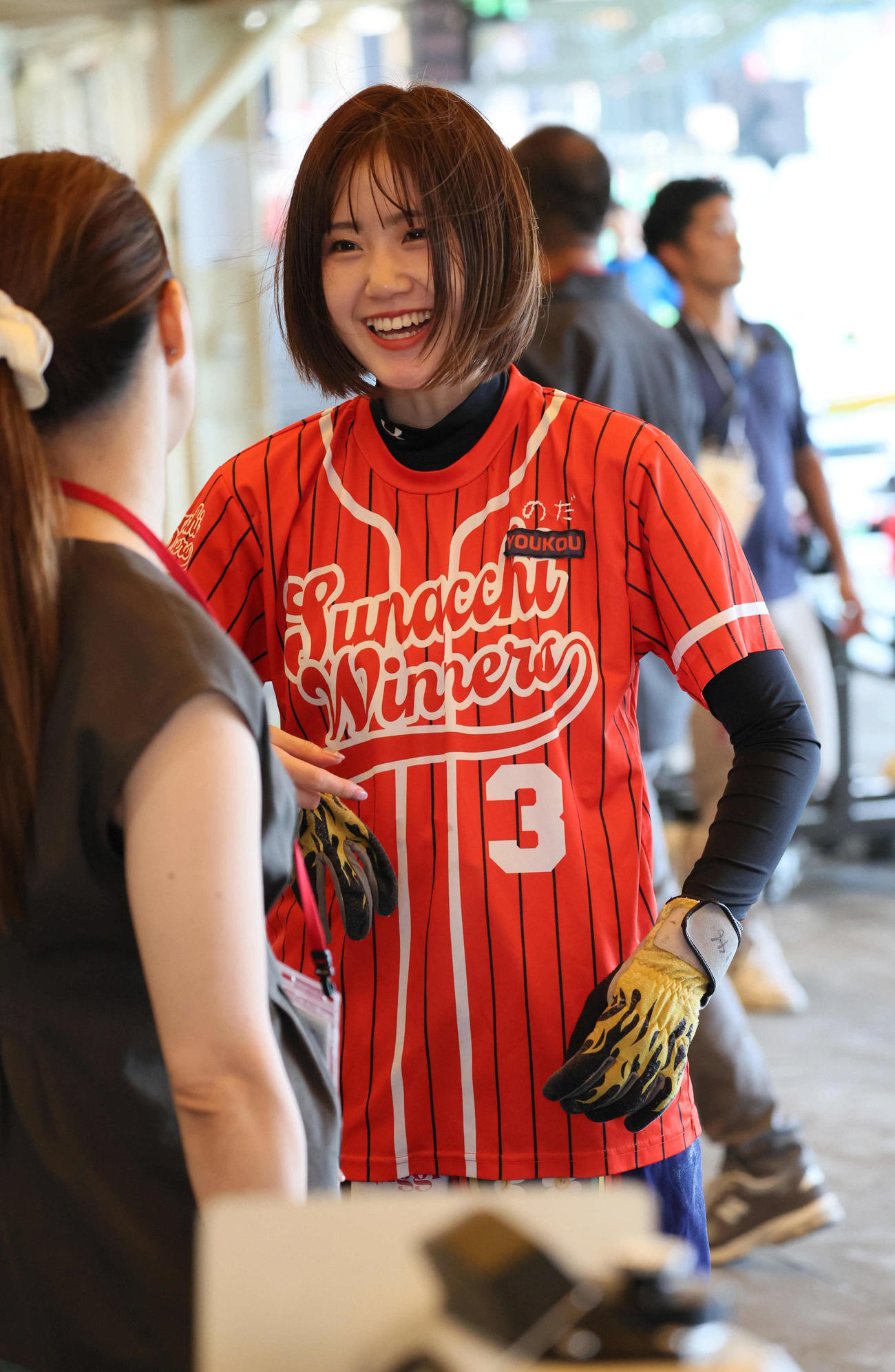 尼崎オールレディース　野田彩加（撮影・宮崎幸一)