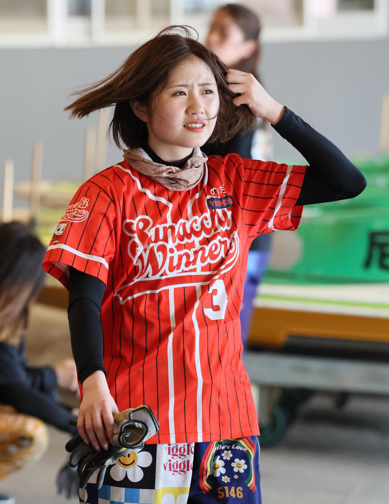 尼崎オールレディース　野田彩加（撮影・宮崎幸一)