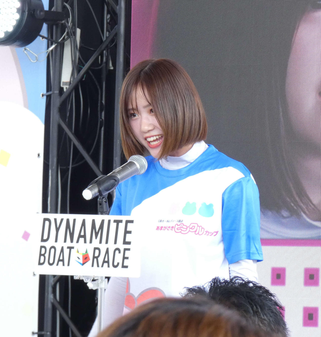 野田彩加がオープニングセレモニーであいさつ