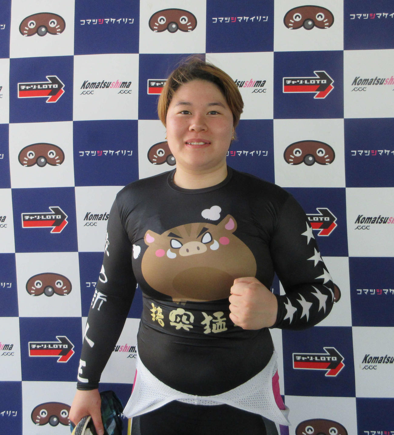 高木萌那が強い気持ちで決勝に挑む（撮影：和田年弘）