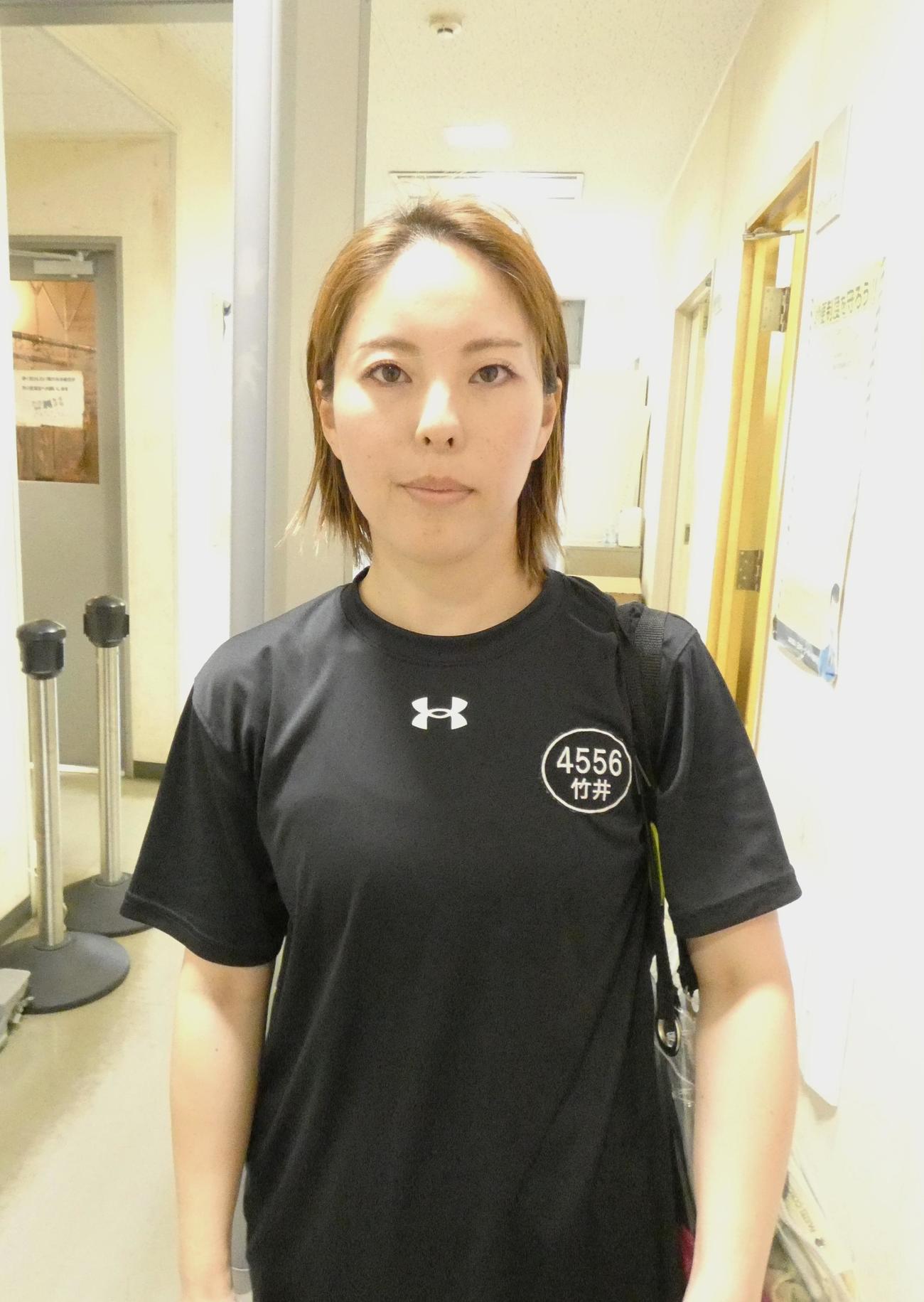 竹井奈美の43号機は良化ムード漂う（撮影・前原一樹）