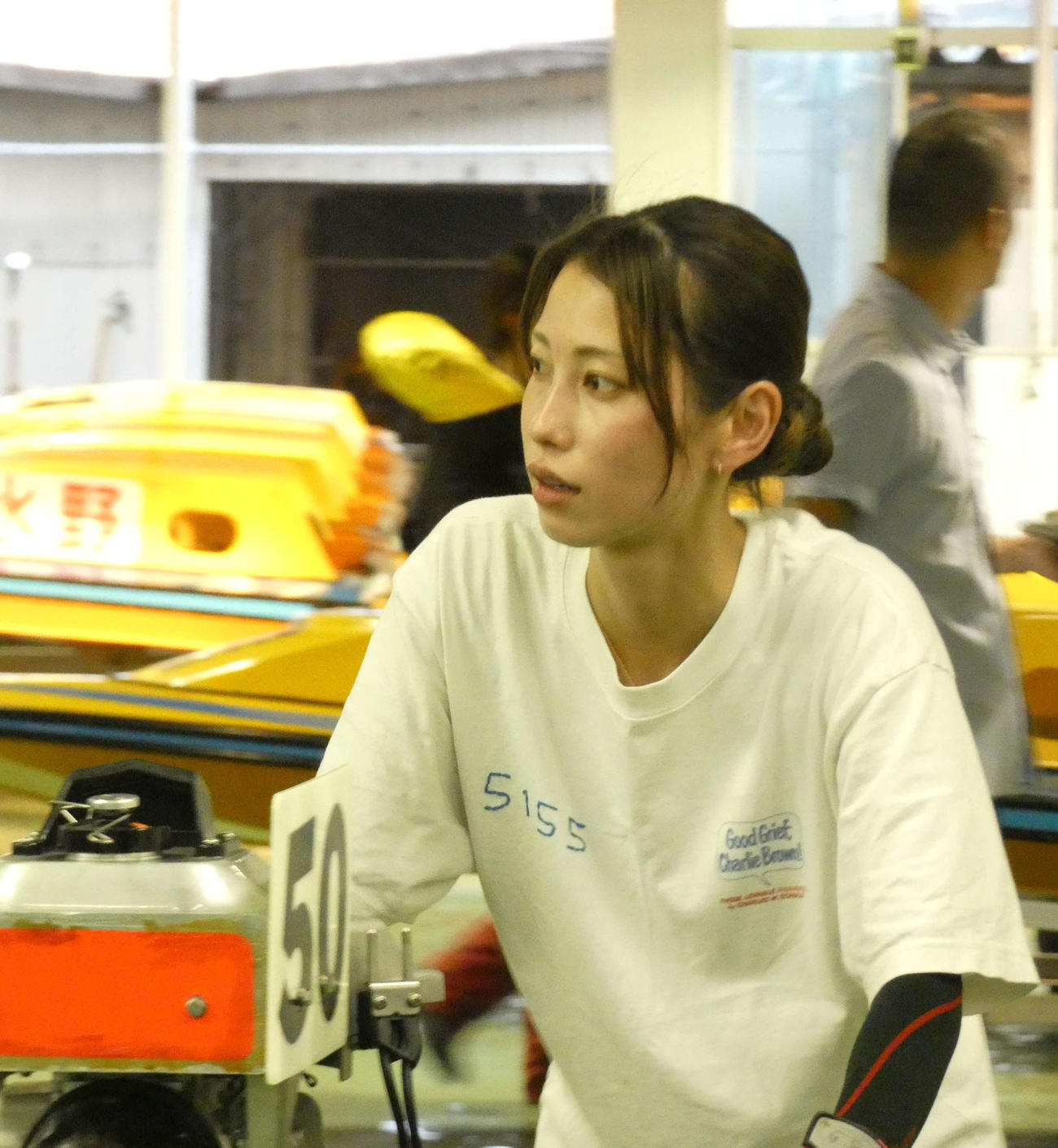 内山七海の初日は2着発進とまずまずのスタート（撮影・前原一樹）