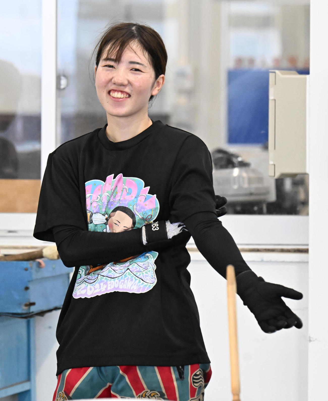 清水愛海（撮影・和賀正仁）