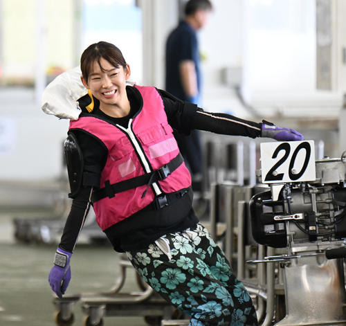 ボートレース】守屋美穂はDR2着「1M無理やり回ったけど追い上げ利