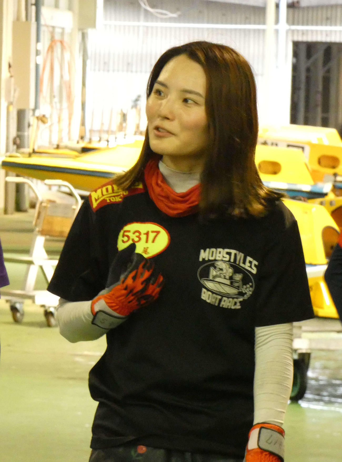 長尾萌加が無事、準優に進出した（撮影・前原一樹）