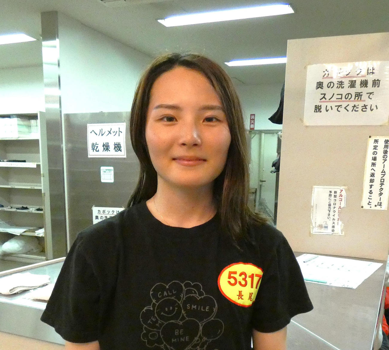 長尾萌加は準優3着で優出できなかったが、緊張せずに走りきった（撮影・前原一樹）