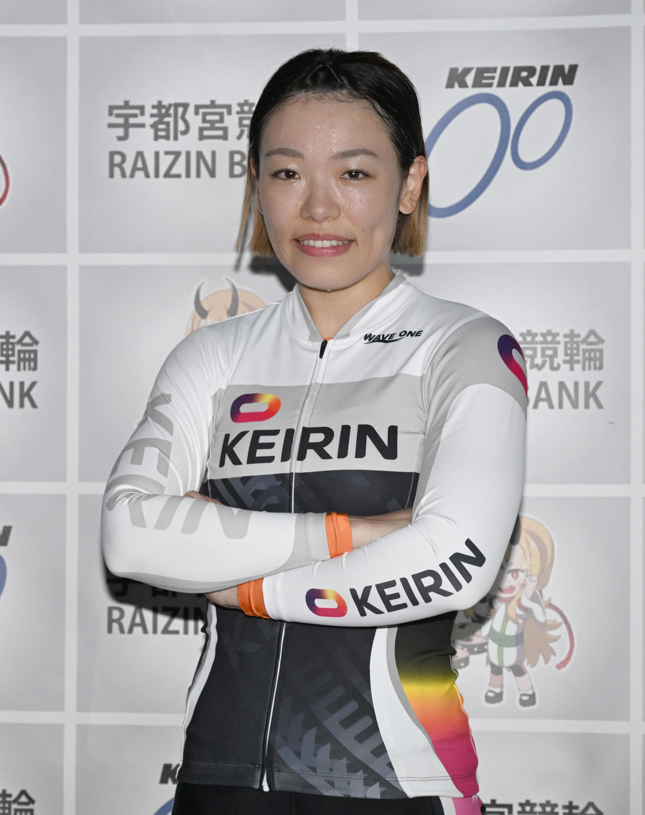 宇都宮競輪11R、女子オールスター準決勝を制した佐藤水菜（撮影・千葉一成）