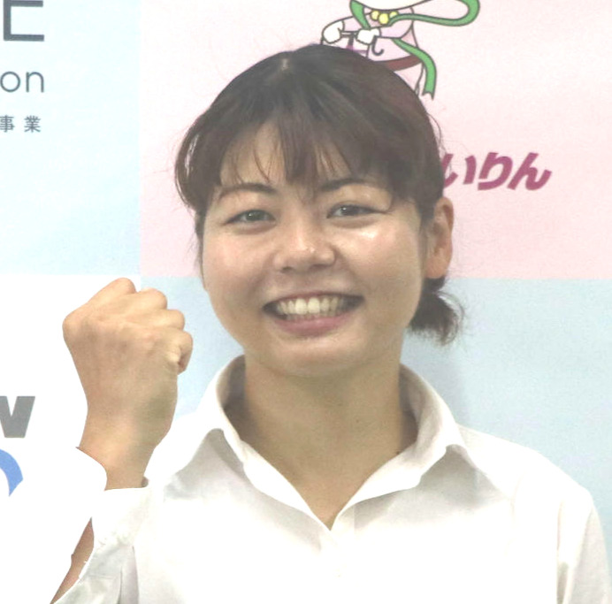 初の地元戦に挑む西田美菜
