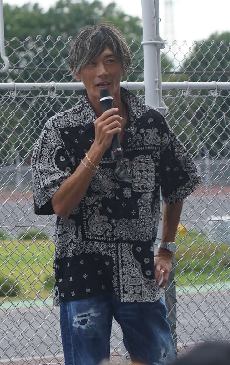 ボートレーサー峰竜太が伊勢崎オートでトークショーを行った