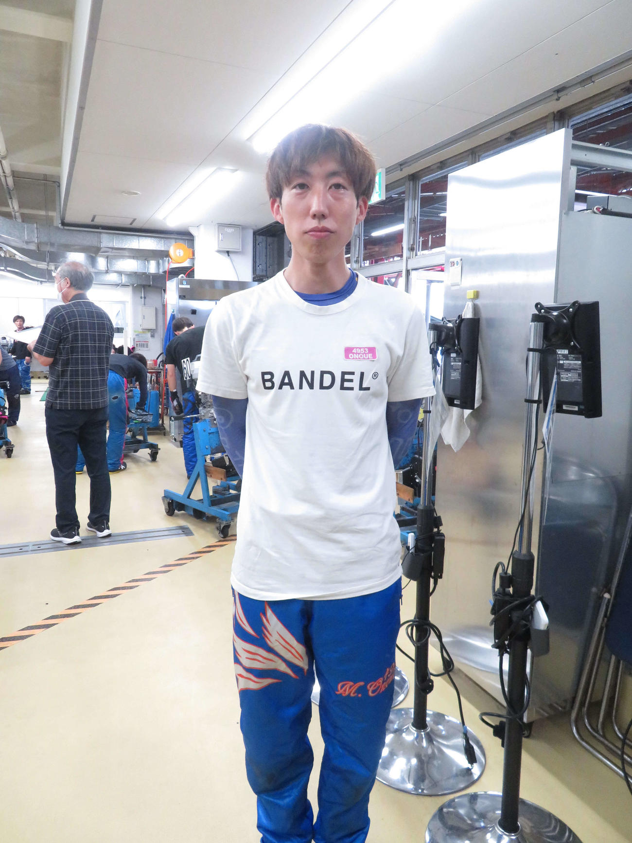 前検1番時計をたたき出した尾上雅也