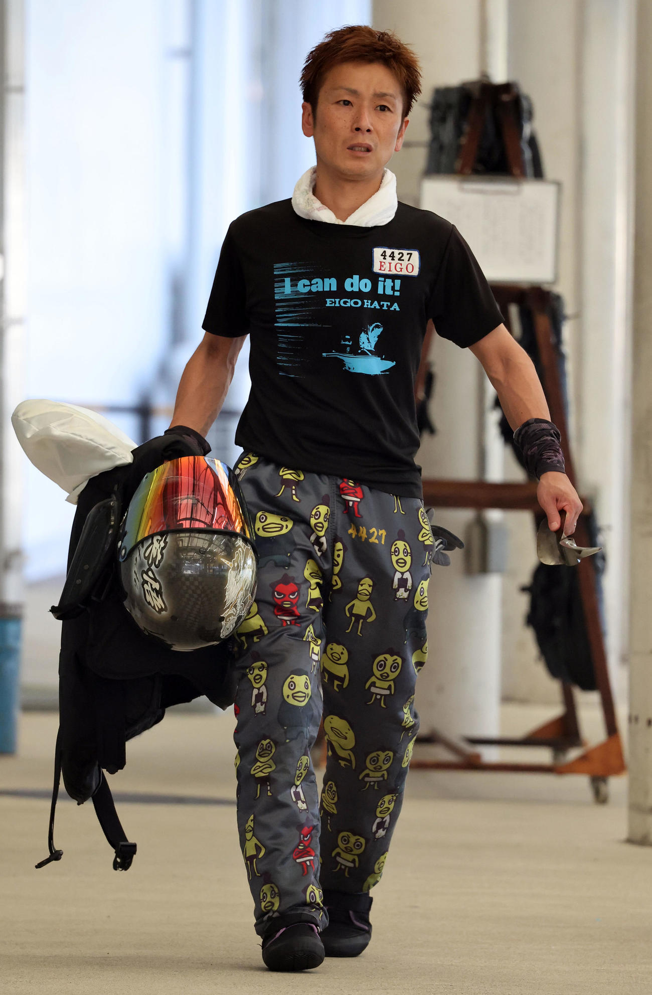 7Rで1着の秦英悟（撮影・西尾就之）