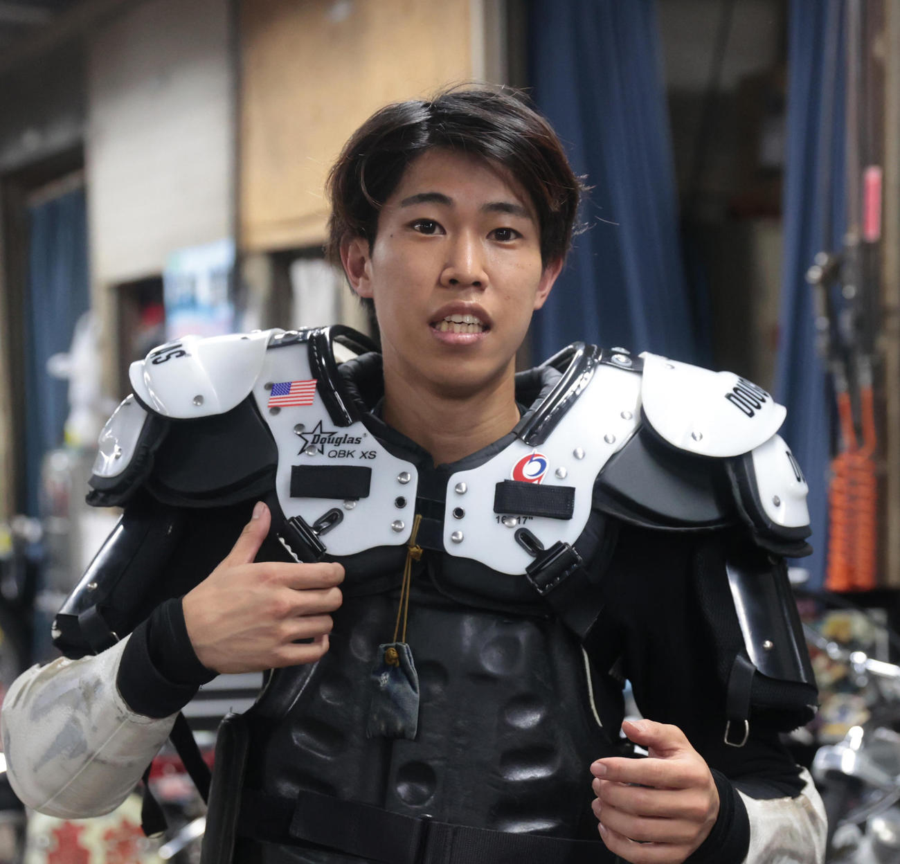 準決勝戦9Rで4着の長田稚也（撮影・柴田隆二）