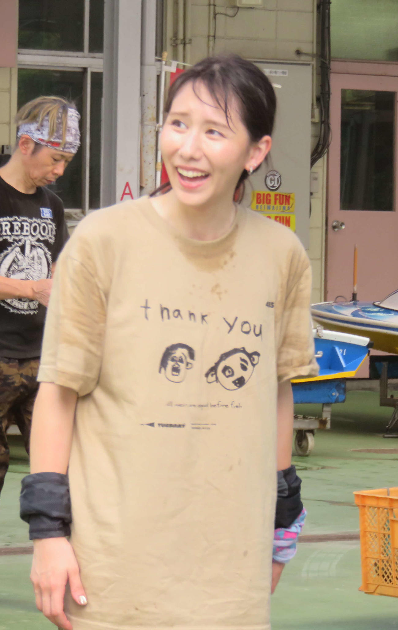 産休明けから2年ぶりの復帰する大橋由珠は笑顔で前検を迎えた