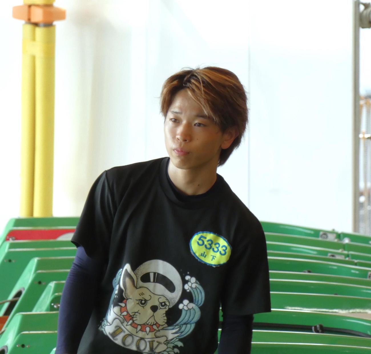 地元の山下智己が足の底上げを急ぐ（撮影・前原一樹）