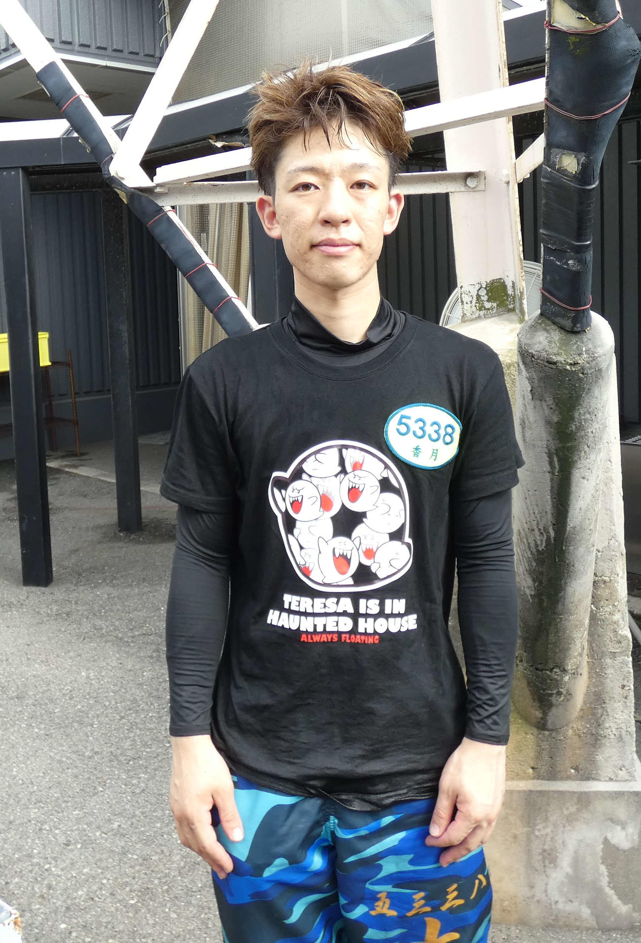 香月大輝は今節が尼崎ボート初参戦（撮影・前原一樹）