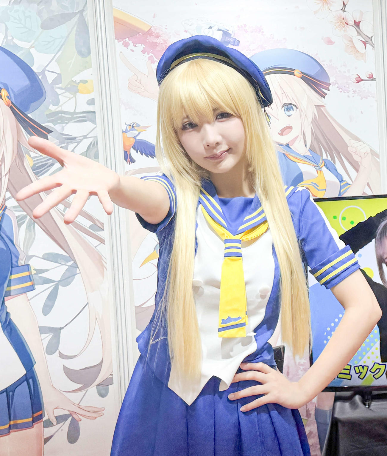 yunocyが、静波まつりのコスプレをして写真撮影会を行った