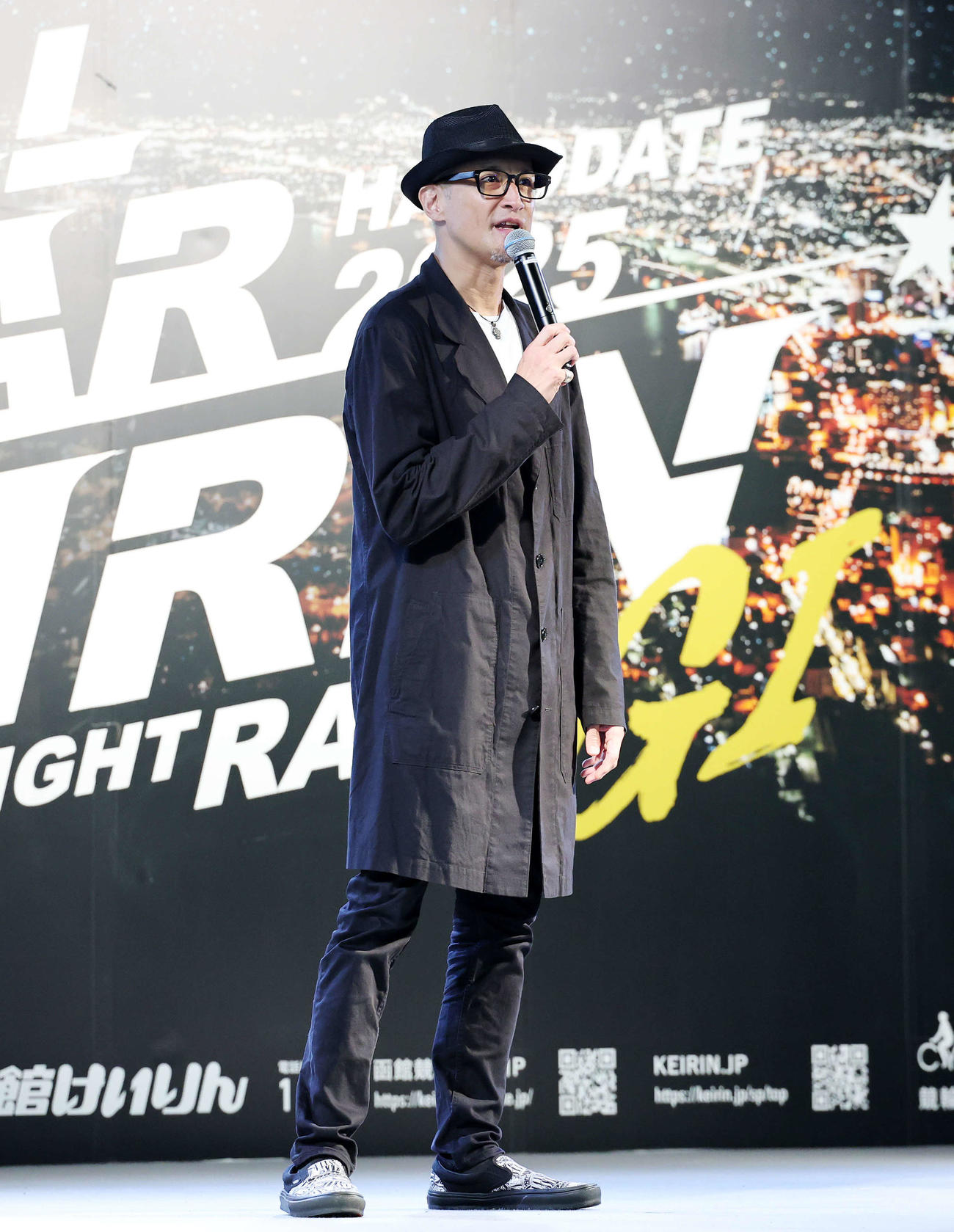 トークショーに臨む松岡昌宏（撮影・鈴木正人）