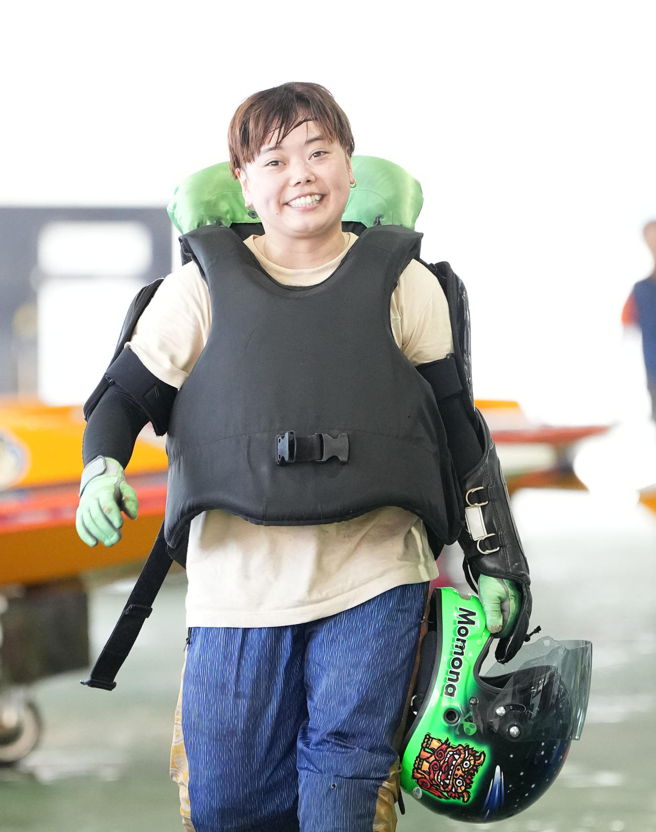 冨名腰桃奈（撮影・森本幸一）