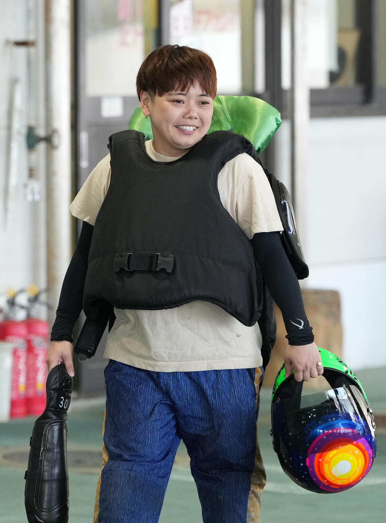 冨名腰桃奈（撮影・森本幸一）