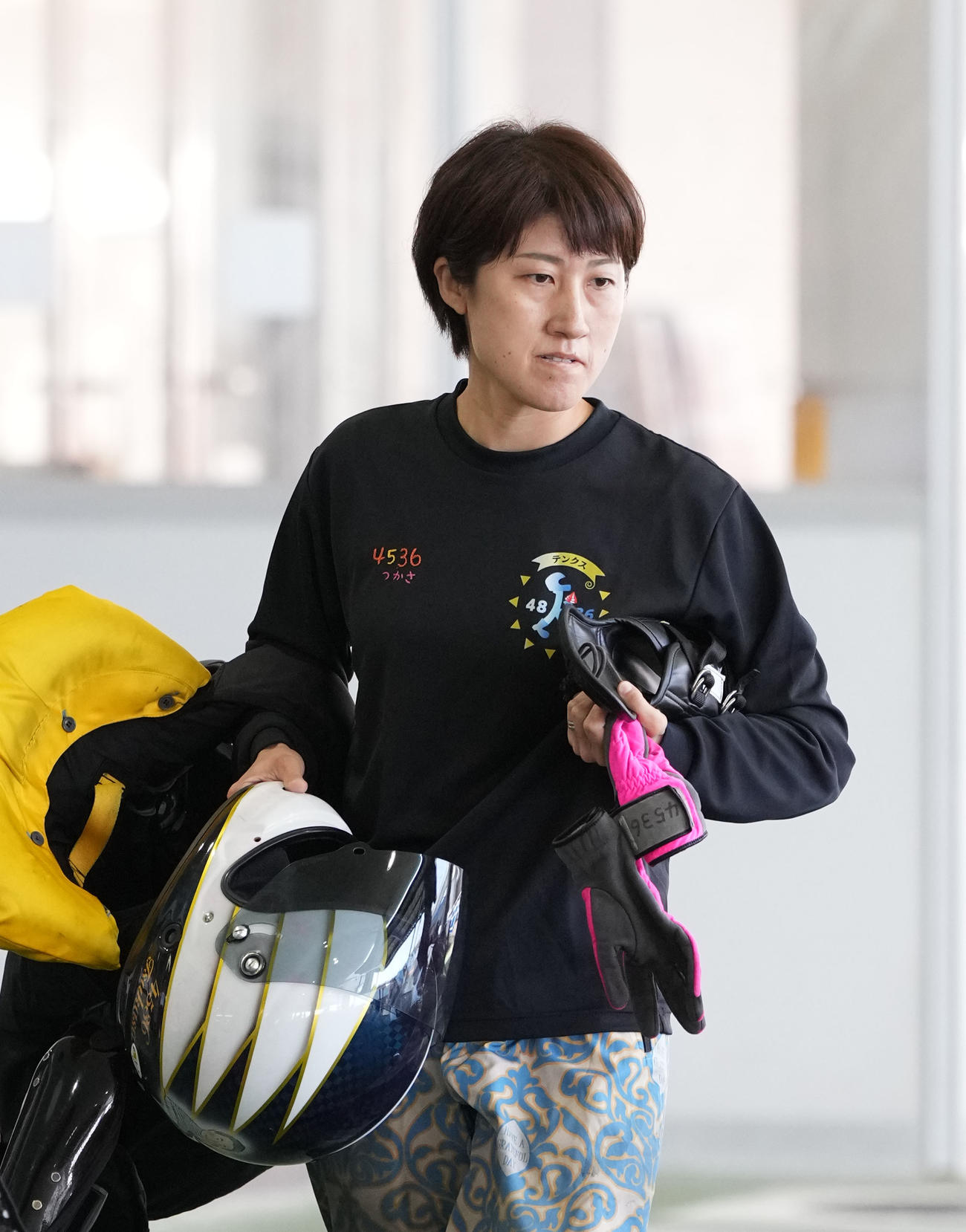 喜井つかさ（撮影・森本幸一）