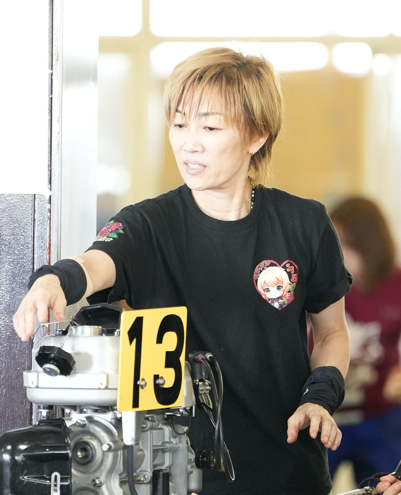 中谷朋子（撮影・森本幸一）