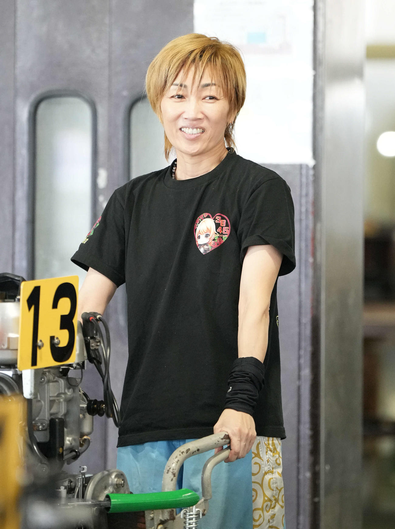 中谷朋子（撮影・森本幸一）