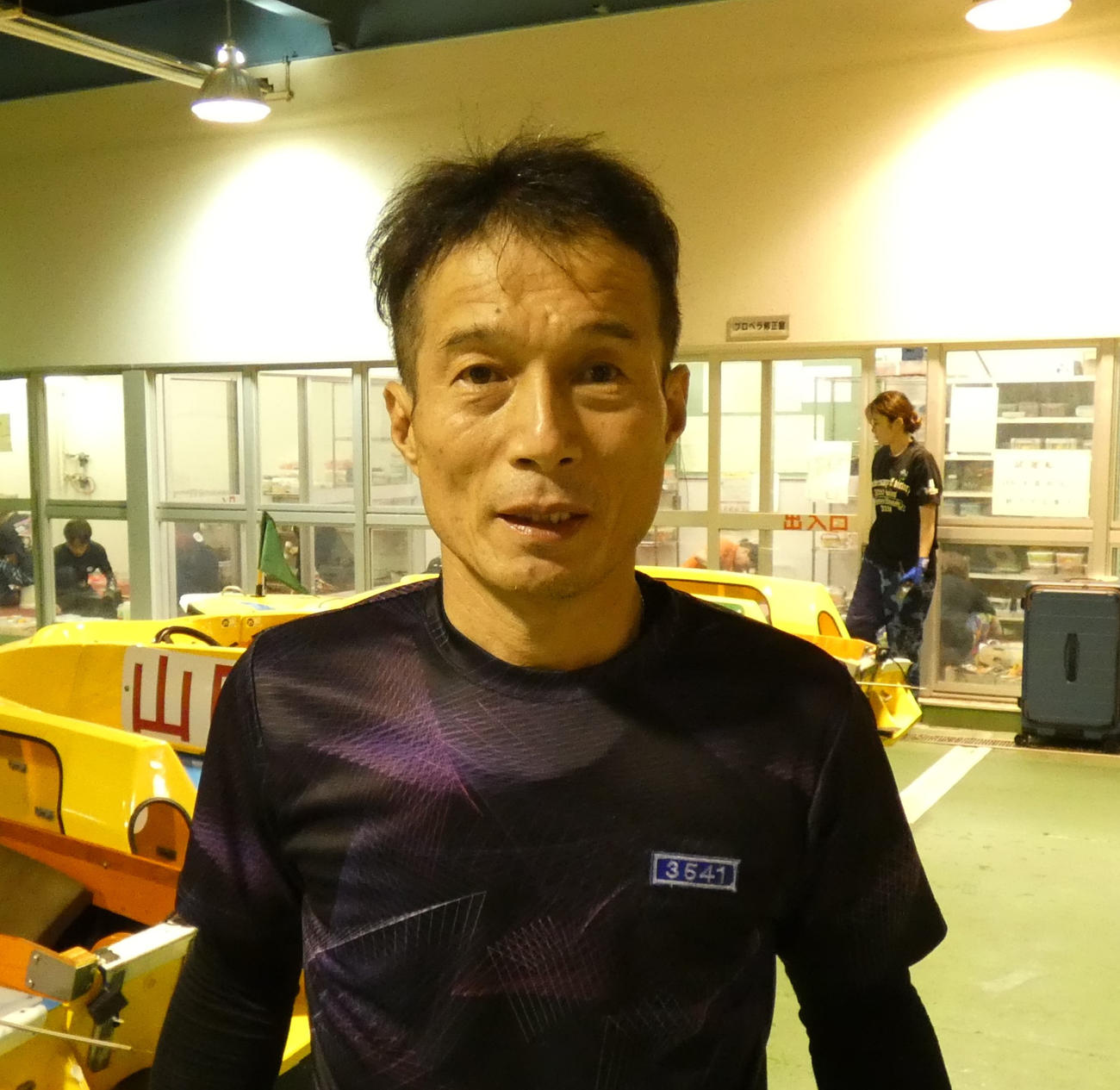 三嶌誠司の3日目の出番は9Rのイン戦だ（撮影・前原一樹）
