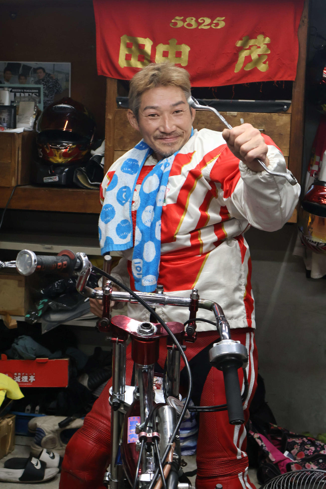 地元優勝へ動き万全の田中茂