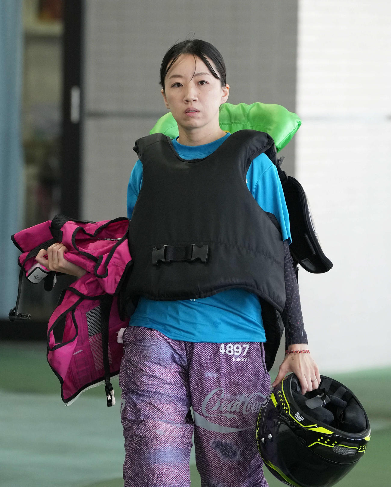 深見亜由美が産休明けの復帰説で初の舟券絡みを果たした（撮影・神田成史）