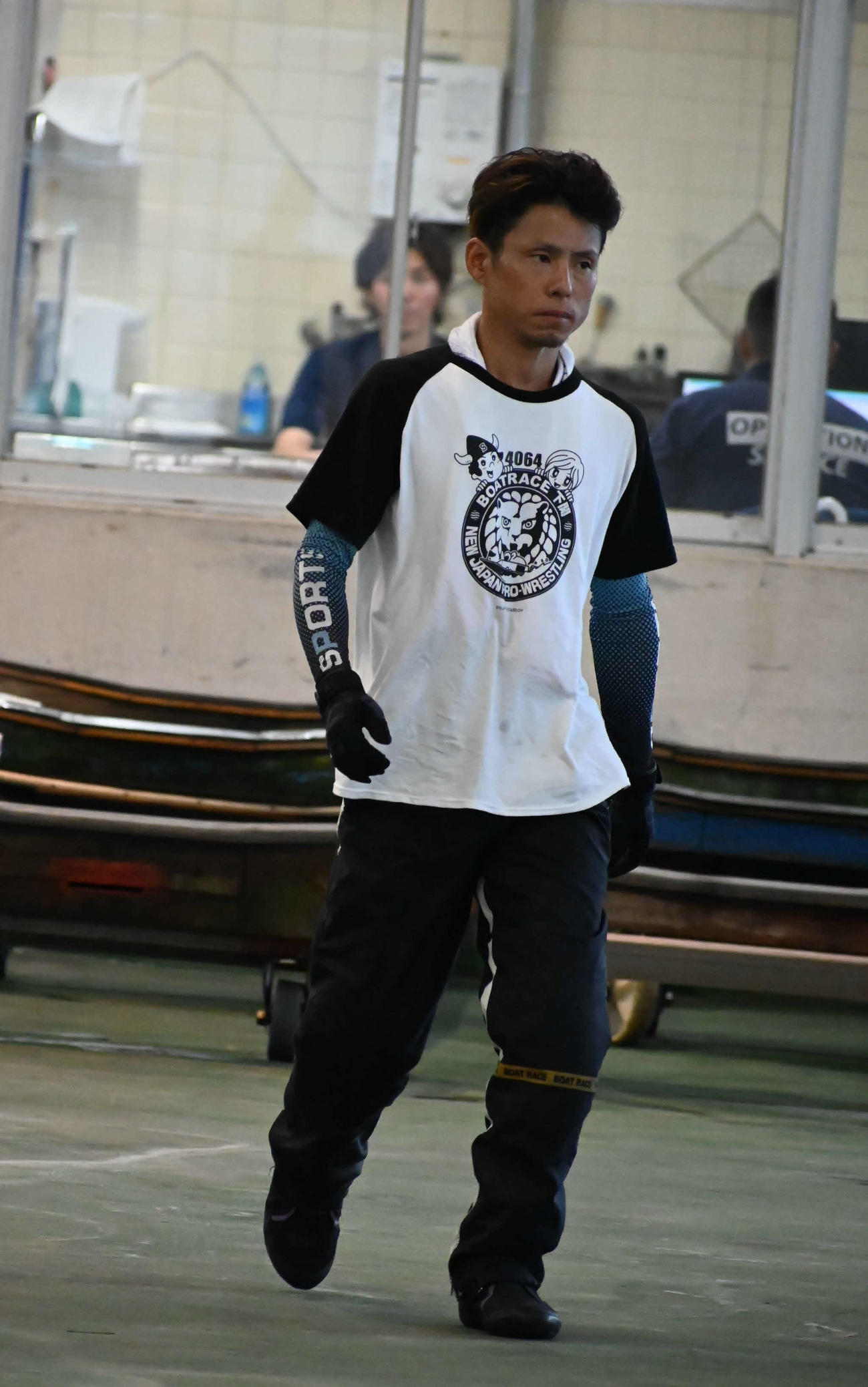 優勝戦1枠に座る原田篤志