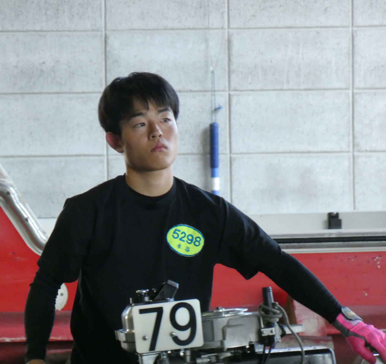 水谷理人の初日の出番は4、9R（撮影・前原一樹）
