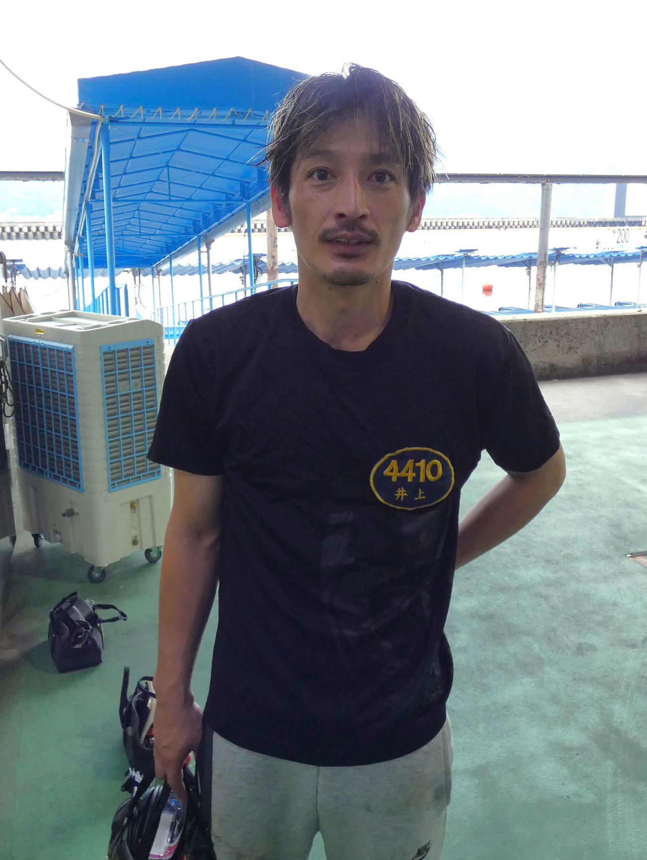 井上大輔が2日目、得点を加算した（撮影・前原一樹）
