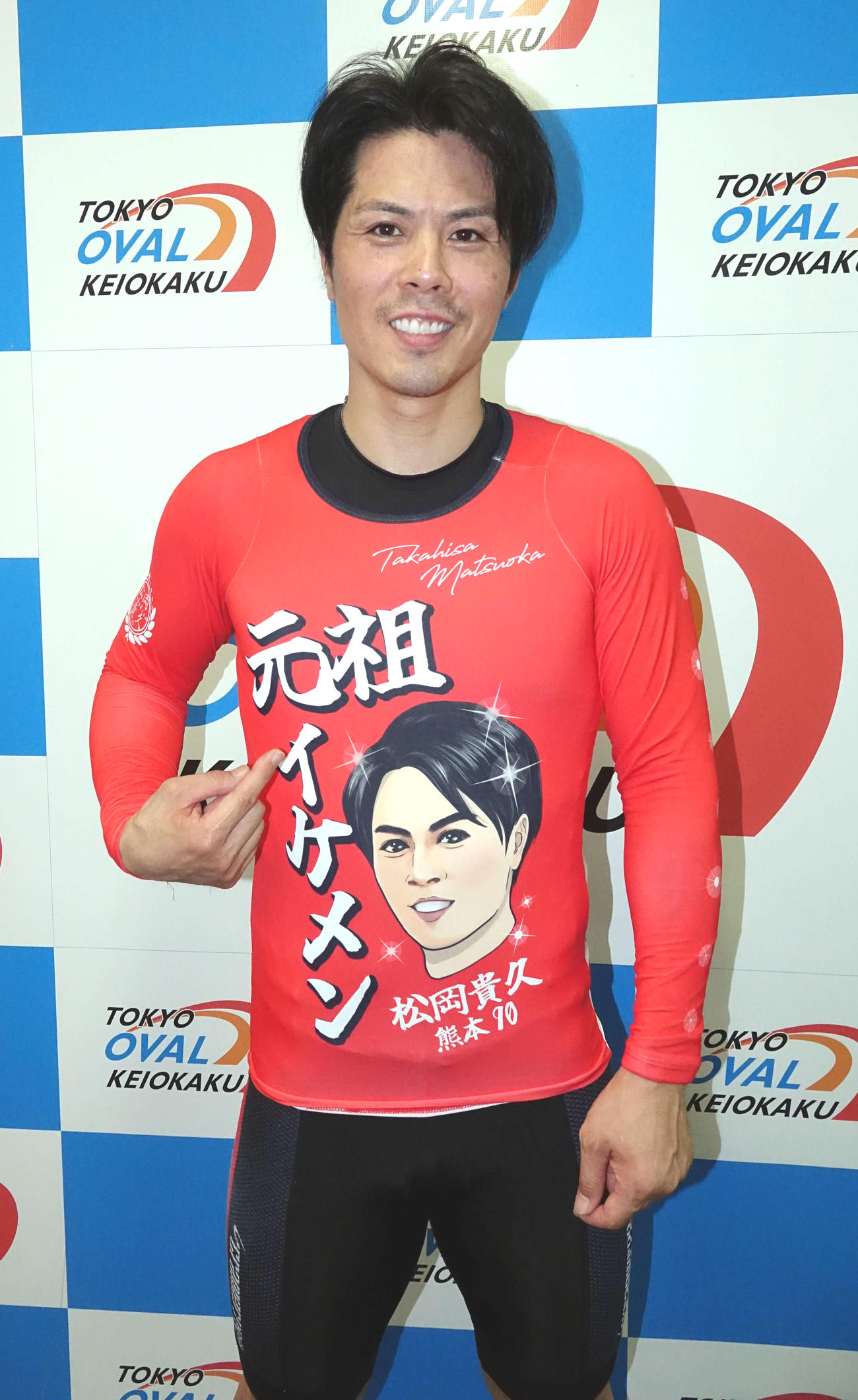 「元祖イケメン」の松岡貴久が3着で決勝進出