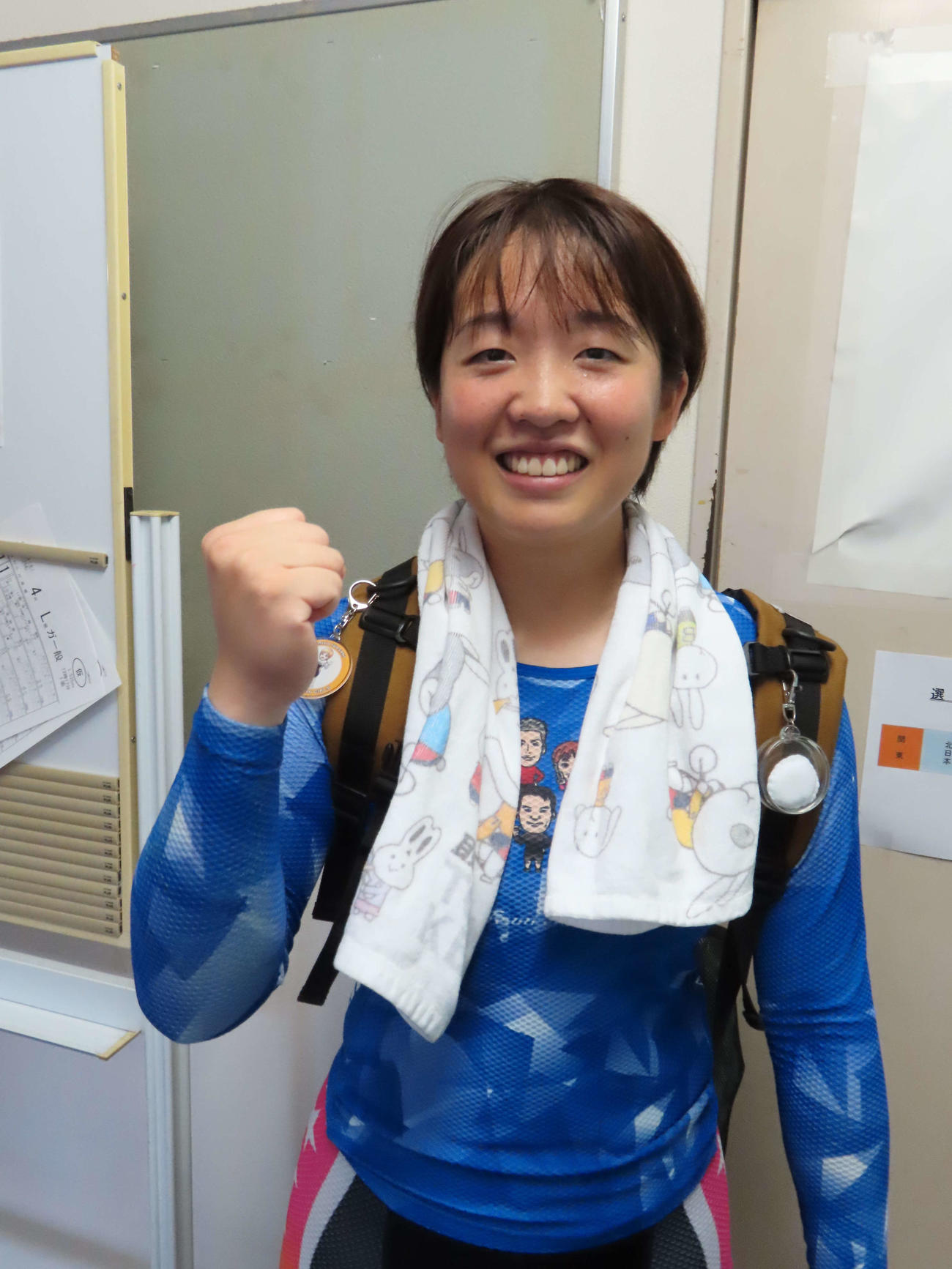 落車明け初戦で決勝の切符をつかんだ戸田瑞姫
