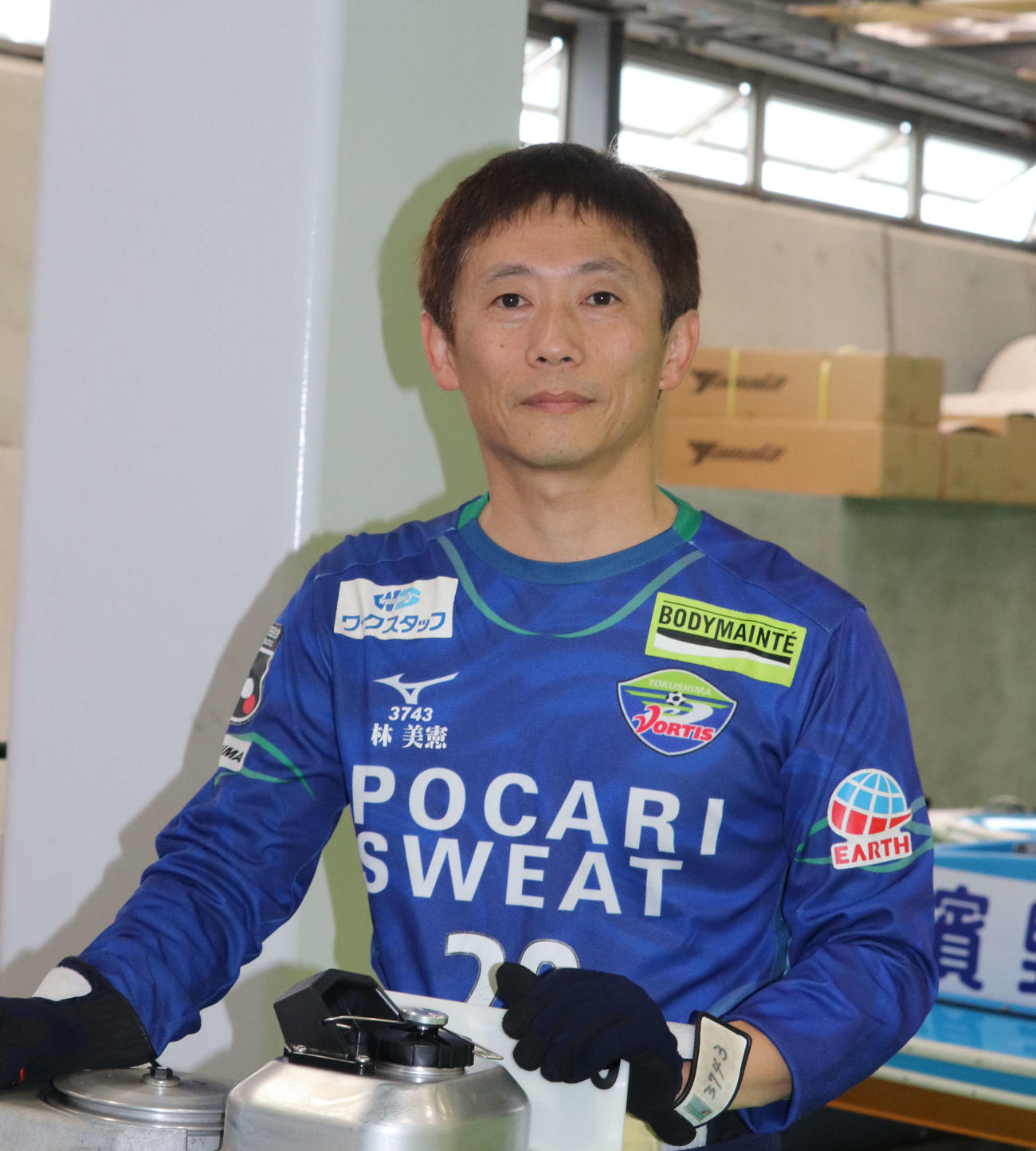 エース格の59号機を引いた林美憲（撮影・神田成史）