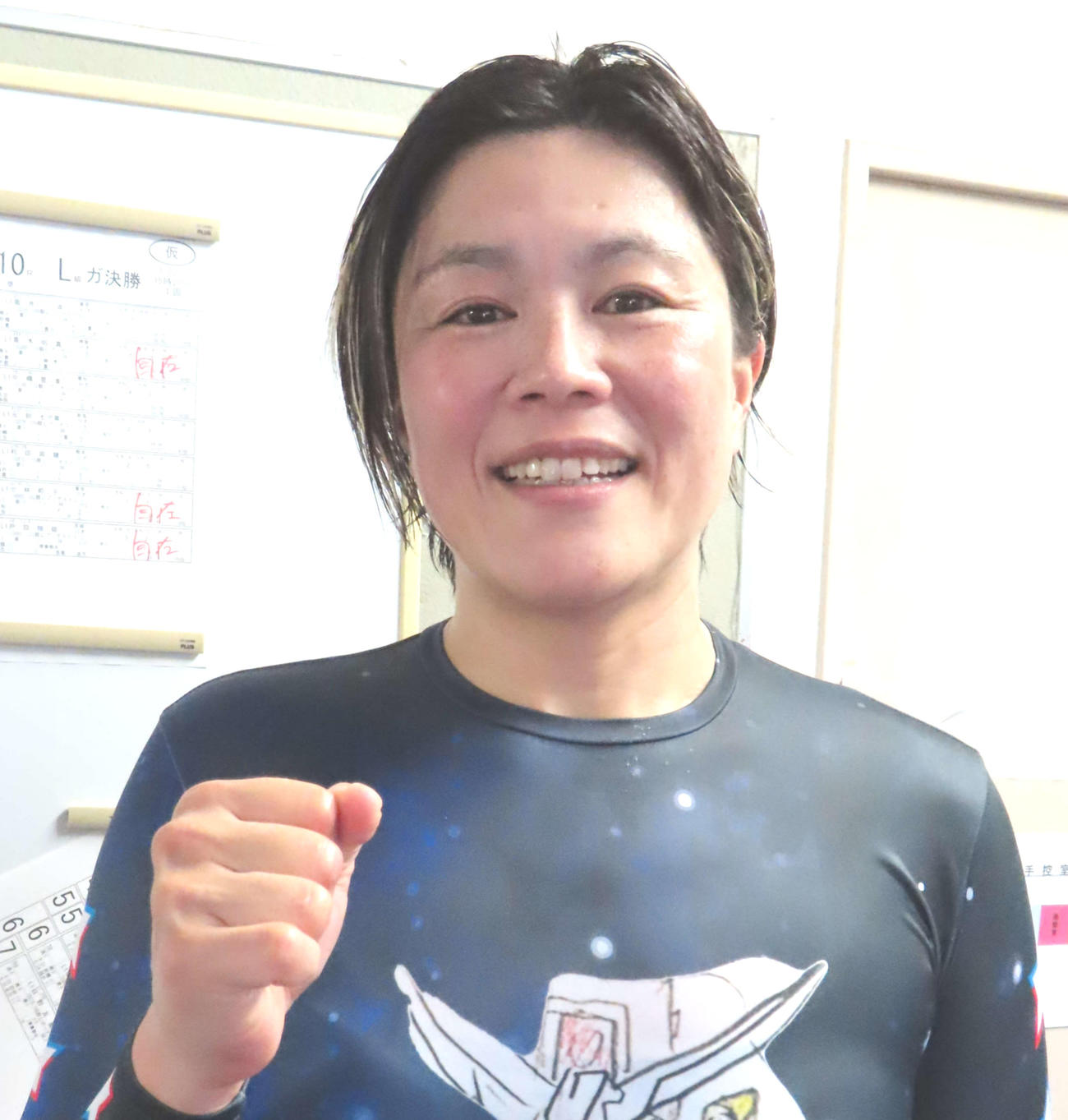 3連続優勝を狙う奥井迪