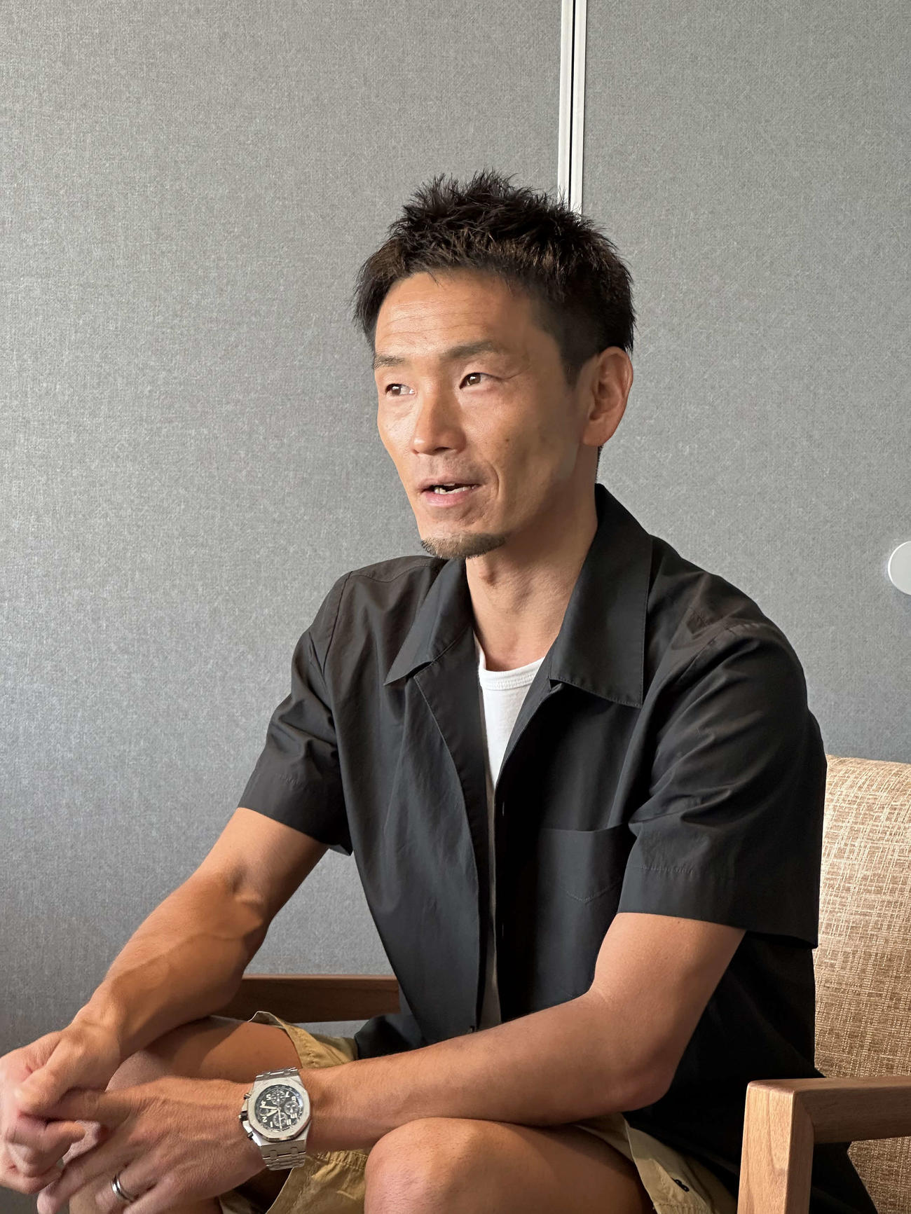 グランプリへの思いを語る馬場貴也選手