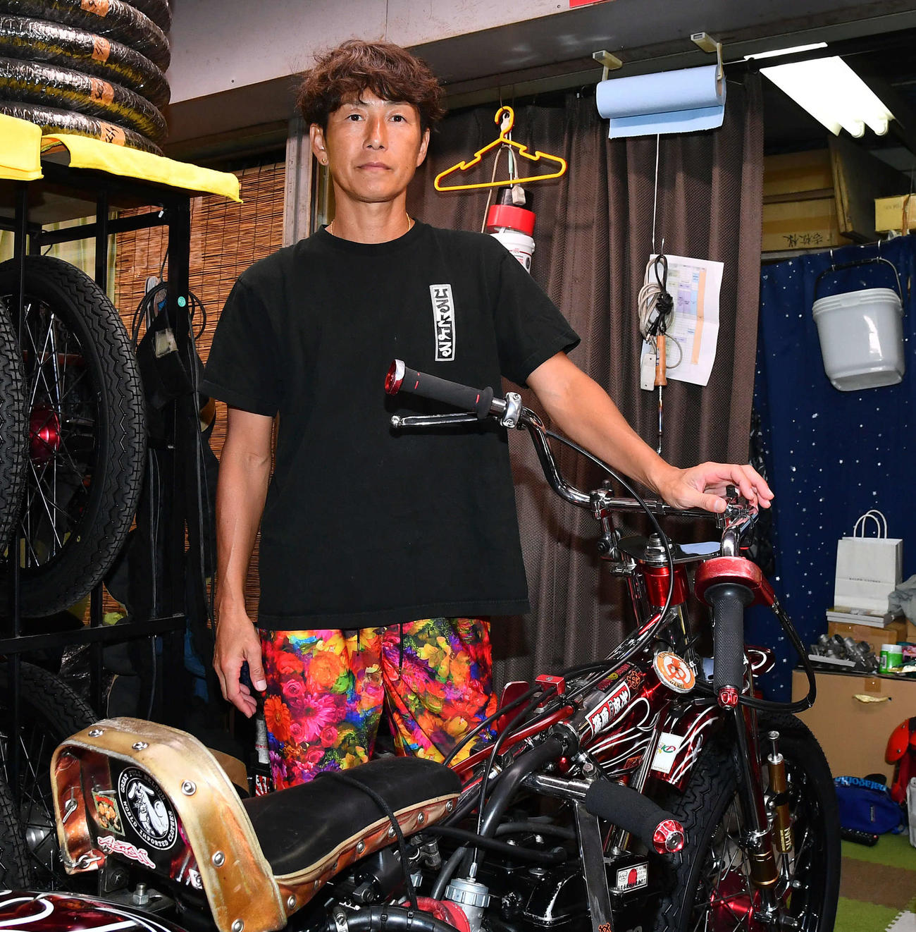特別G1共同通信社杯プレミアムカップ前検　篠原睦（撮影・岩下翔太）