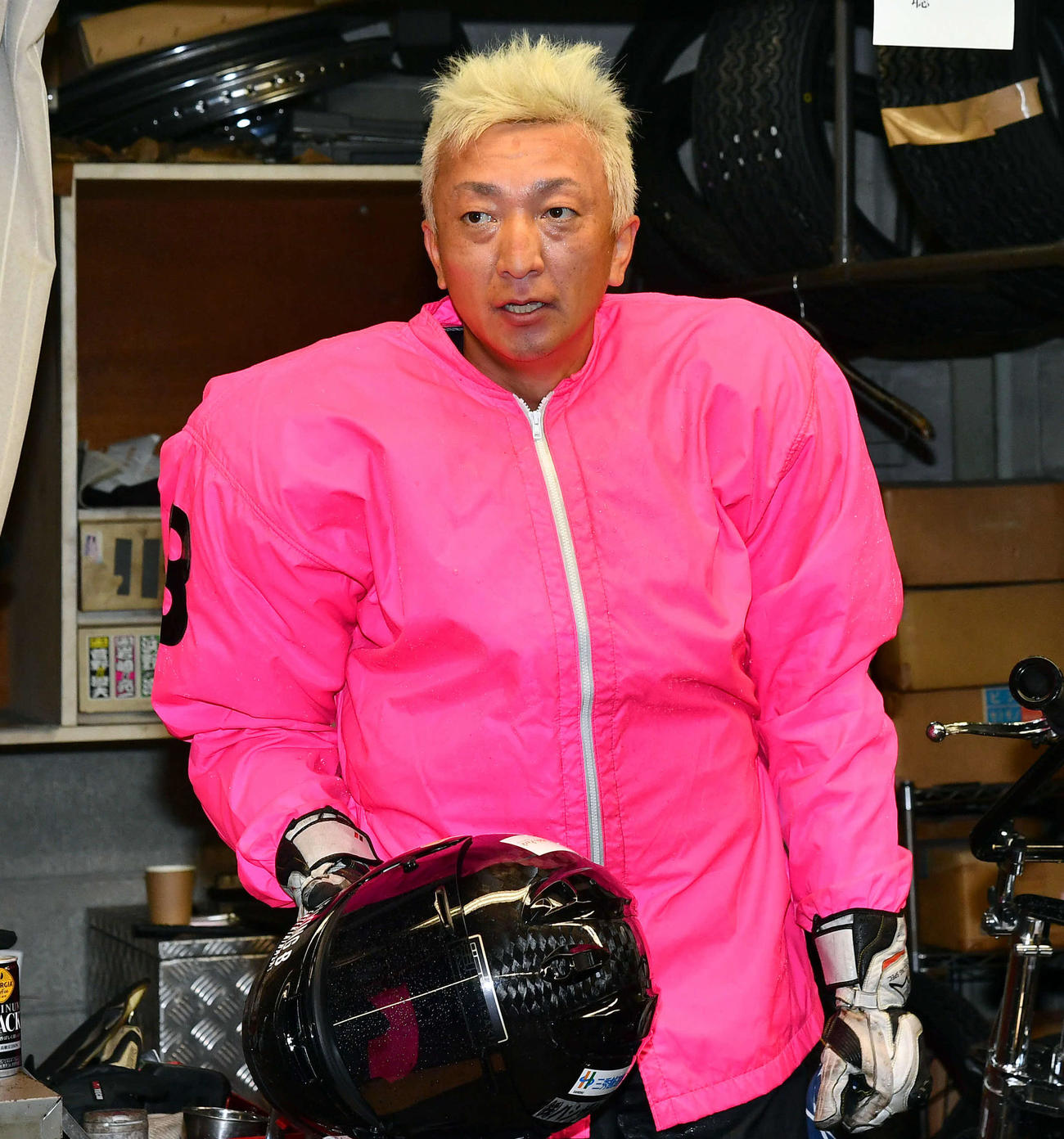 特別G1共同通信社杯プレミアムカップ2日目　7R、勝利した荒尾聡（撮影・岩下翔太）