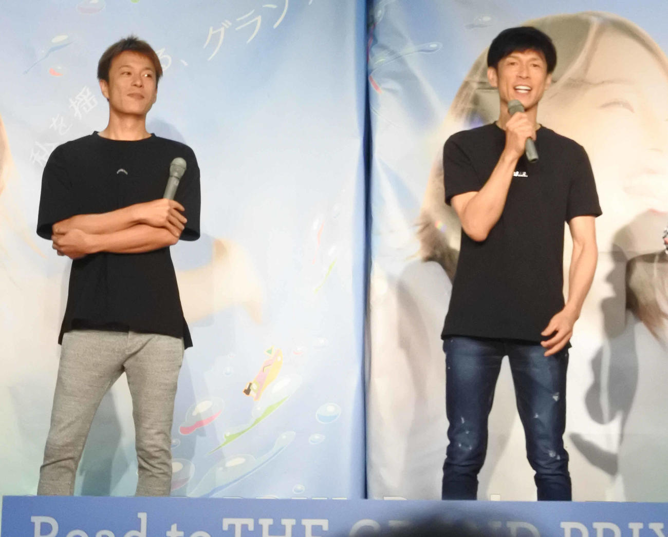 磯部誠（左）と池田浩二が軽妙なトークでファンを盛り上げた