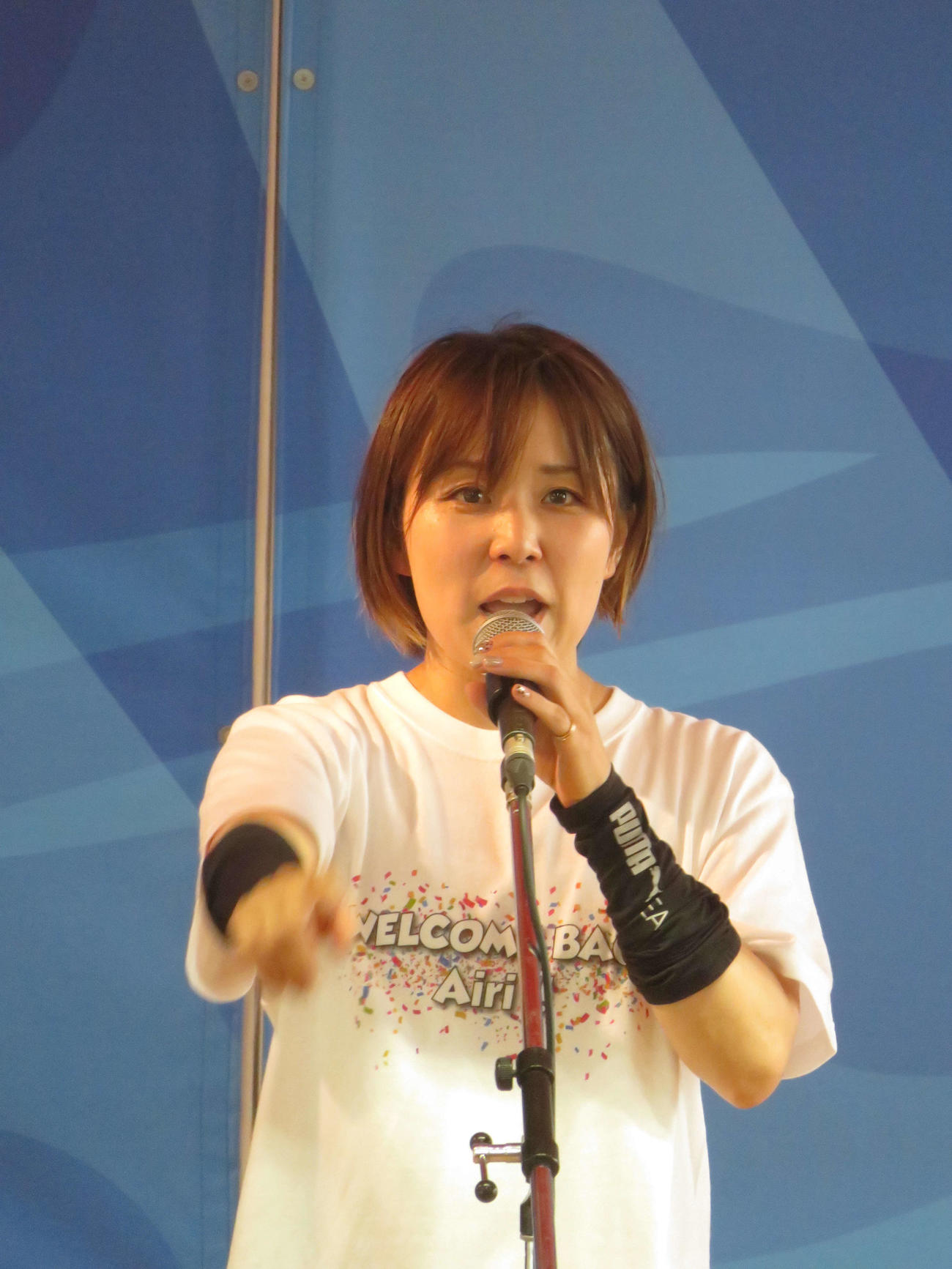 柴田愛梨の復帰を喜び、開会式を盛り上げた桜本あゆみ