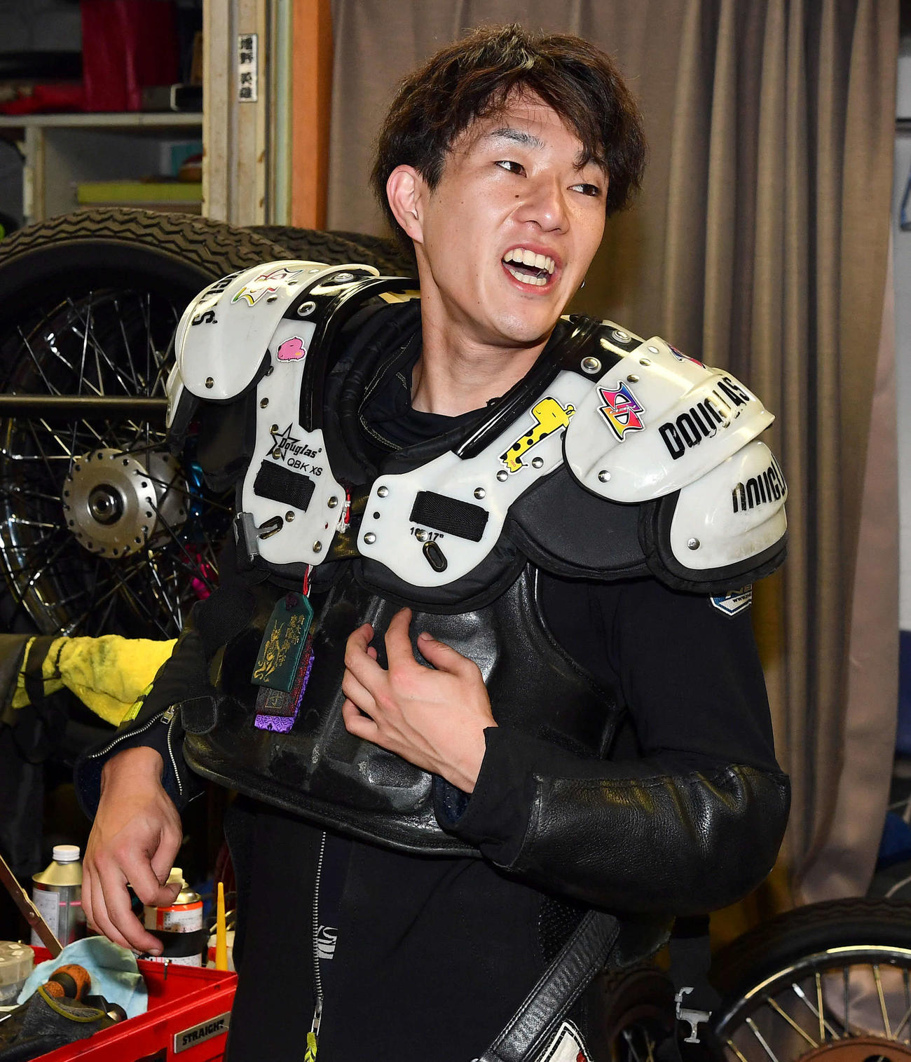 特別G1共同通信社杯プレミアムカップ4日目　11R、1着で優出を決めた黒川京介（撮影・岩下翔太）