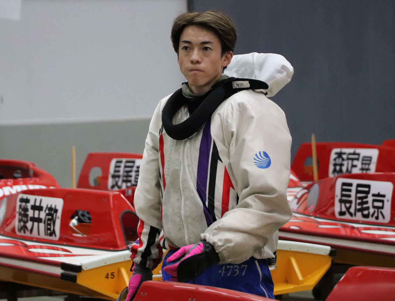 機力上位の竹井貴史が虎視眈々（たんたん）と優勝を狙う