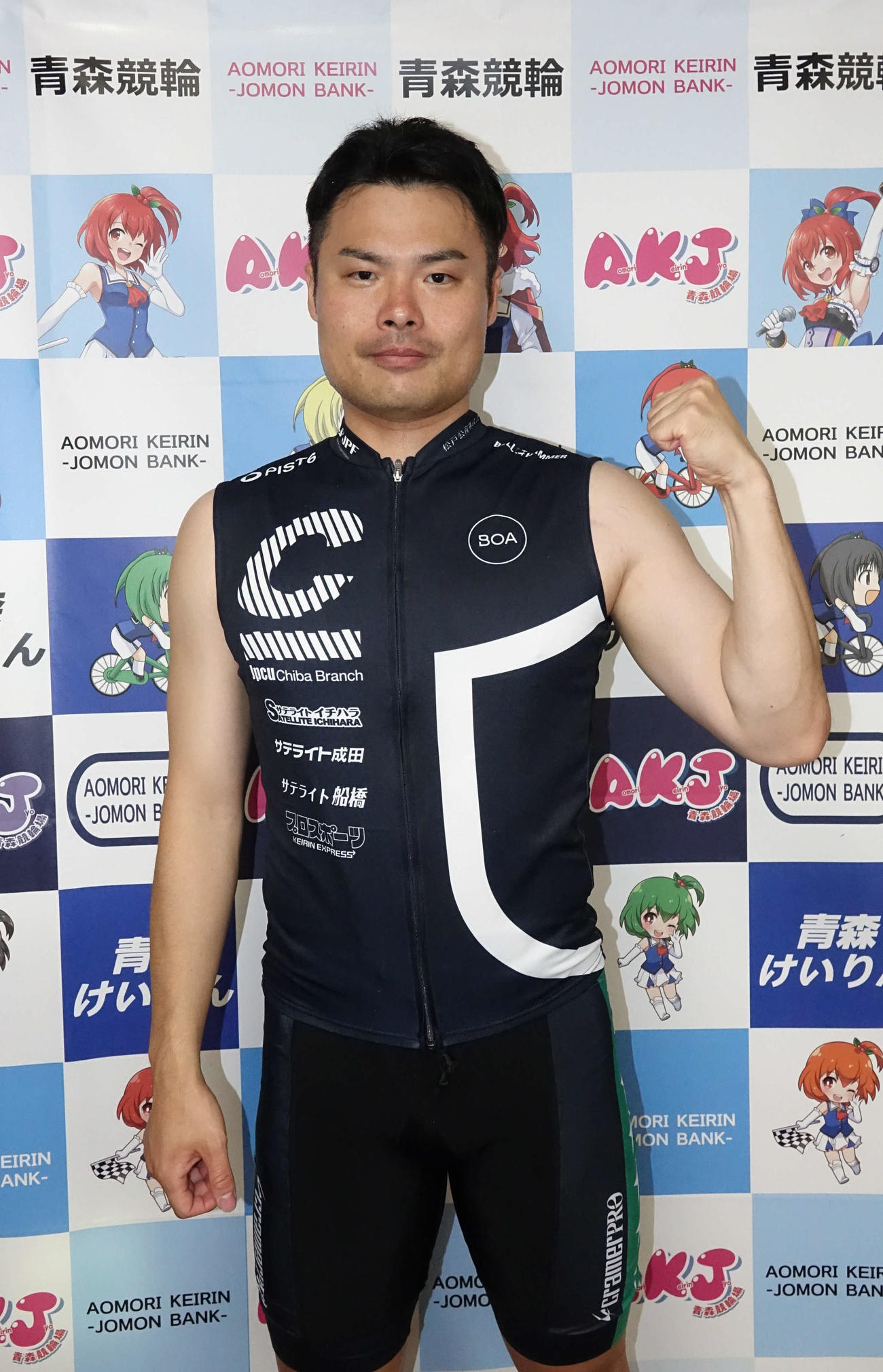 予選2着で準決を決めた栗田万生＝2025／09／25