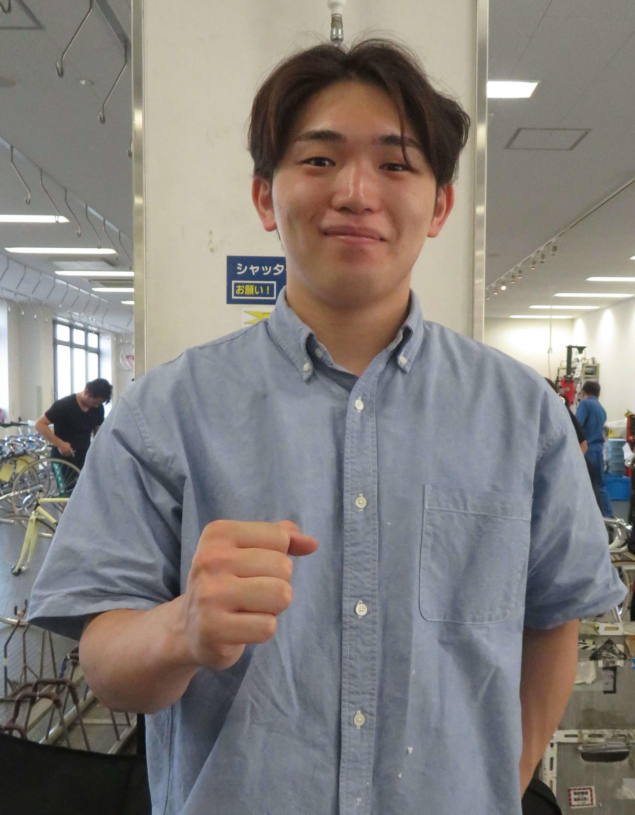 川崎初登場の桜木雄太（撮影・栗田文人）