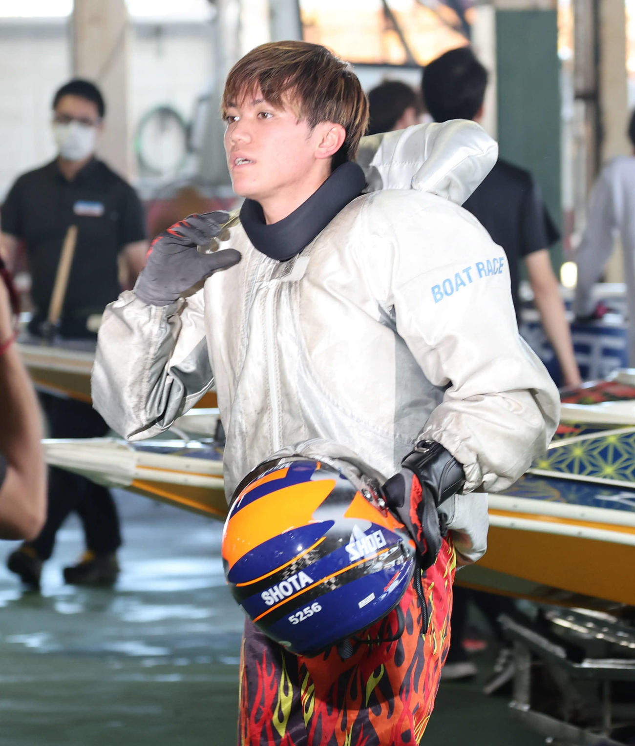 準優勝戦11Rで1着となった中山翔太（撮影・西尾就之）