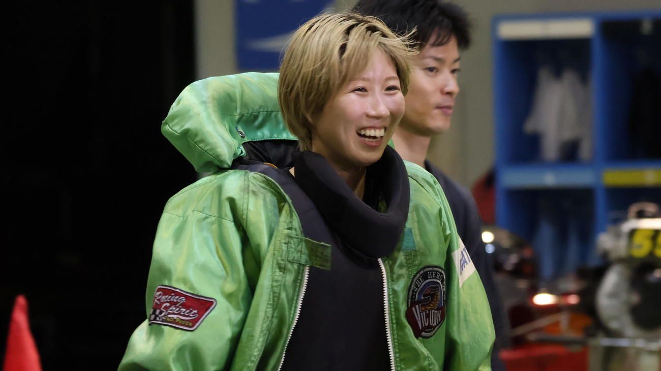 野田部宏子は8R、大外からコンマ03のスタートを決めたがまくり切れず4着に終わった