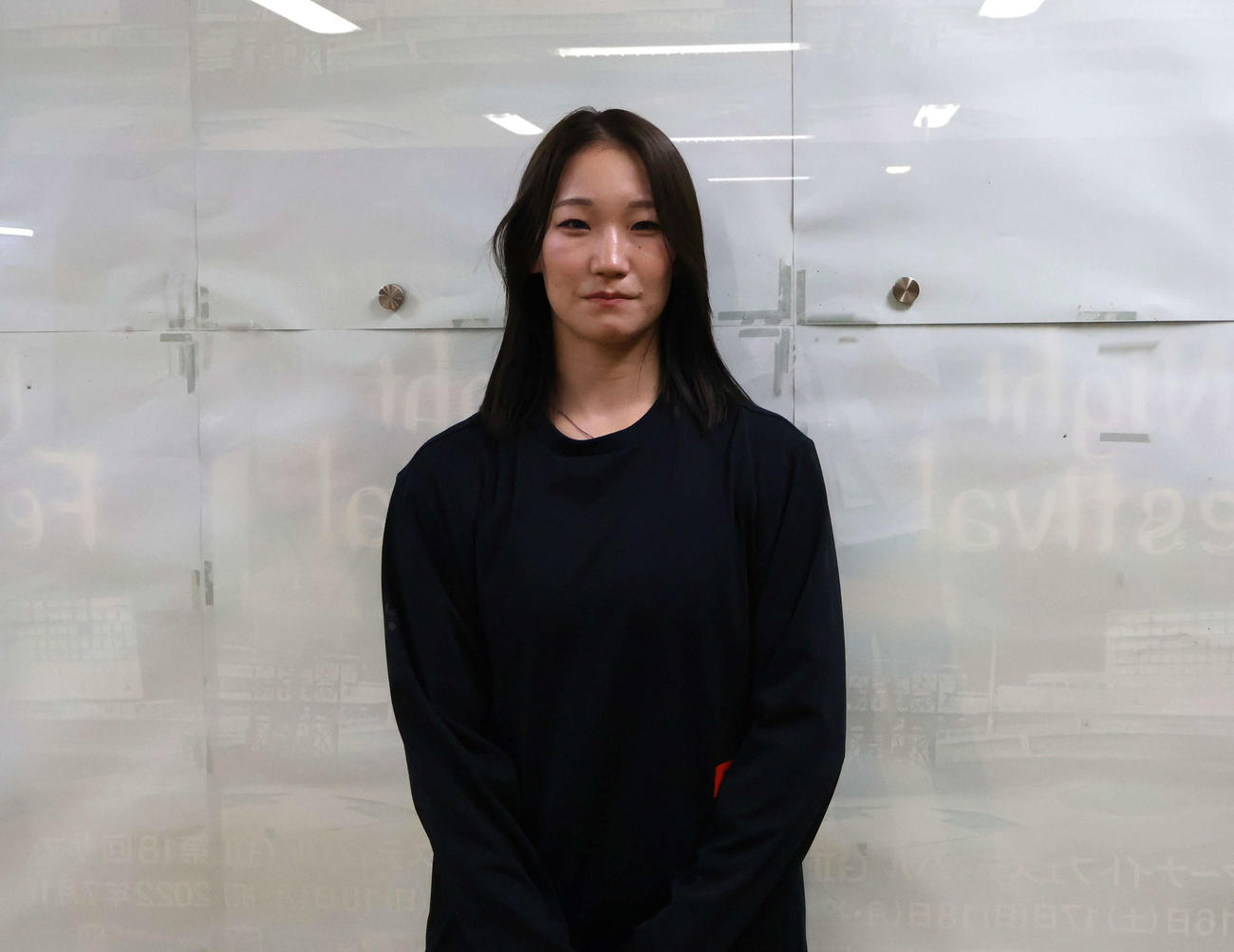 寺崎舞織は山原さくらにリベンジを誓った（撮影・一樹）