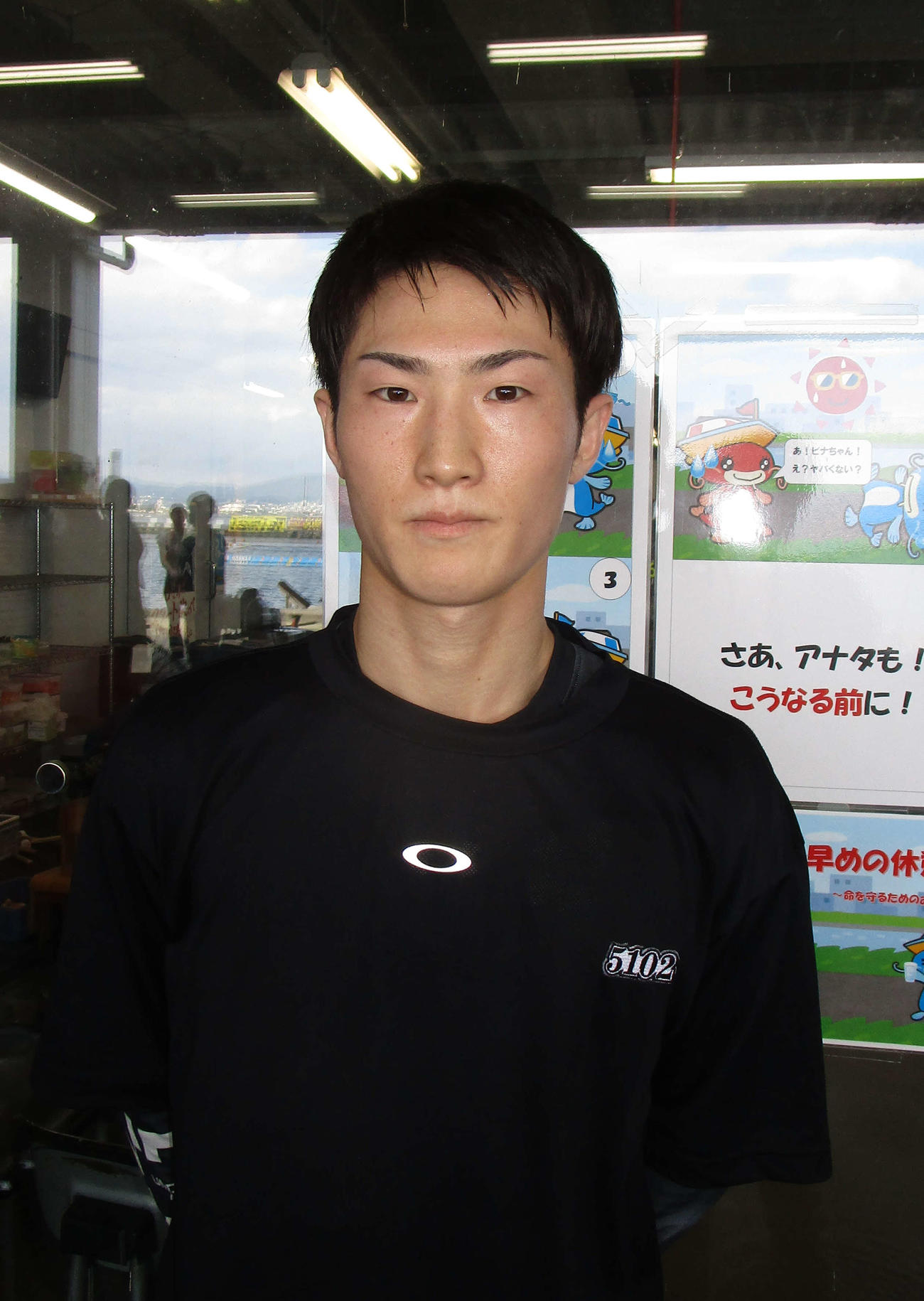 ペラが定まり、まずは準優進出を狙う原田雄次（撮影・安井雅彦）