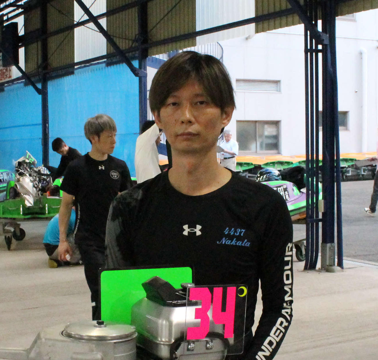 予選トップ通過を決めた中田元泰